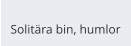Solitära bin, humlor